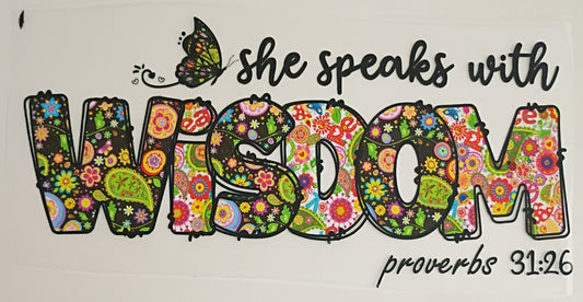 SHE SPEAK WITH WISDOM PROVERBS 31:26