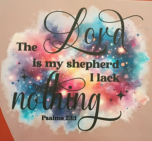 THE LORD IS MY SHEPHERD I LACK NOTHING PSALMS 23:1