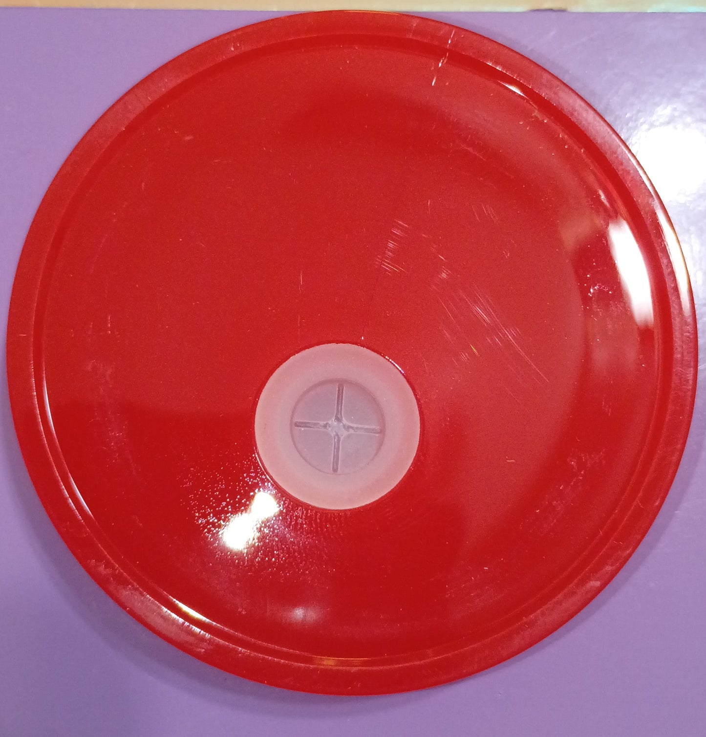 RED ACRYLIC LID