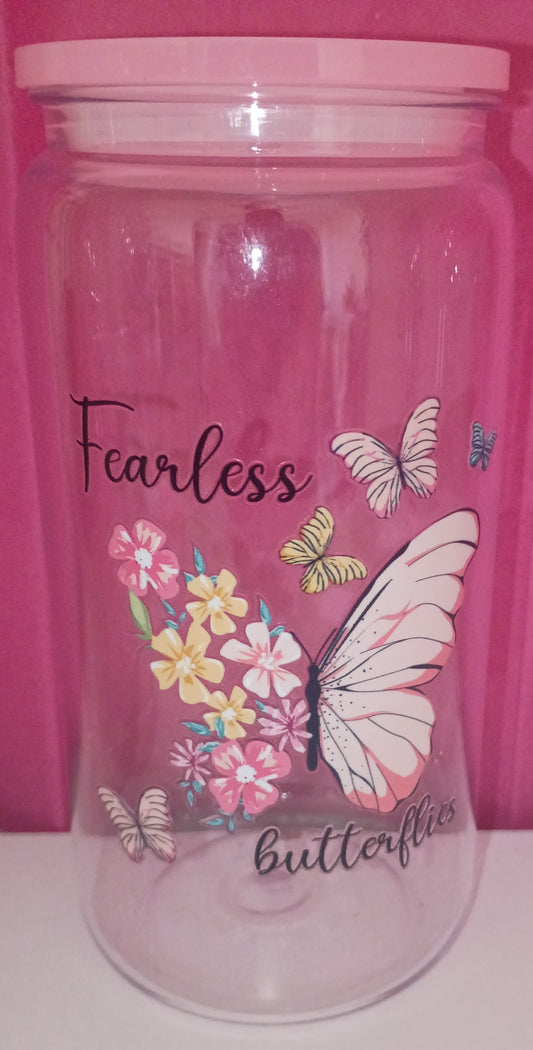 PLASTIC 16 0Z FEARLESS BUTTERFLIES