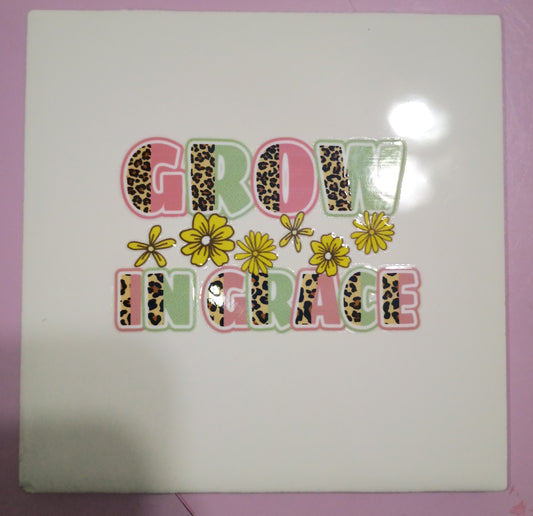 GROW IN GRACE COASTER